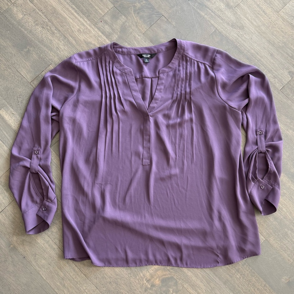 Simply Vera Vera Wang Longsleeve Top